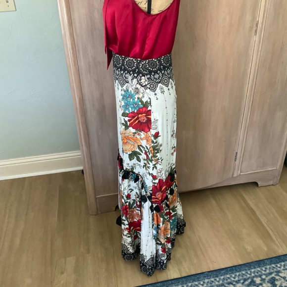 Anthropologie Farm Rio Natasha Maxi skirt western fairy boho summer hippie XS - Picture 6 of 15